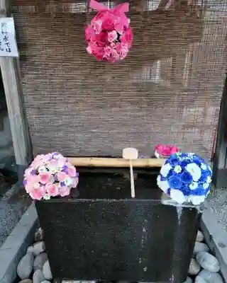 上尾御嶽神社の手水舎