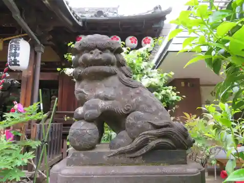 新井天神北野神社の狛犬