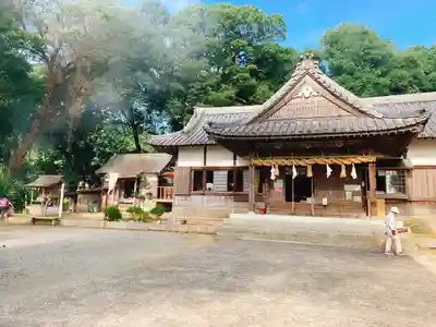 川田八幡神社の本殿・本堂