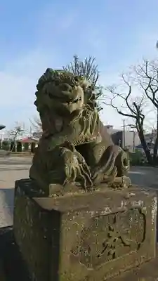 谷原氷川神社の狛犬