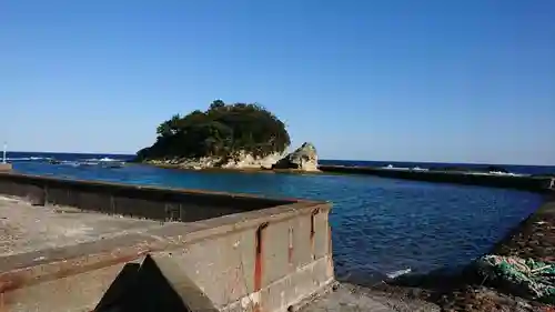 白嶋神社の景色