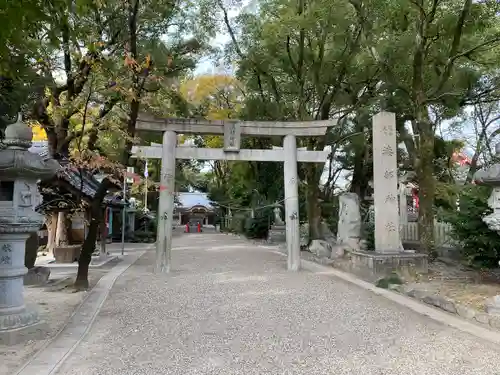 漆部神社の鳥居