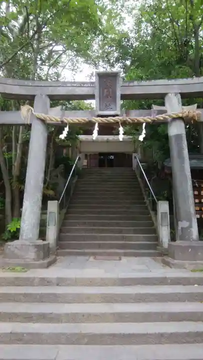 篠崎浅間神社の鳥居