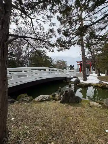 北海道護國神社の庭園