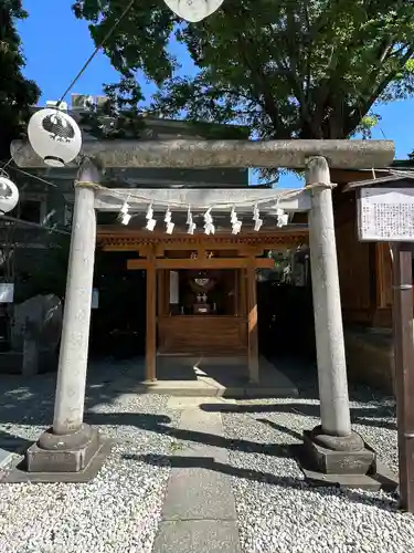 川越熊野神社の鳥居