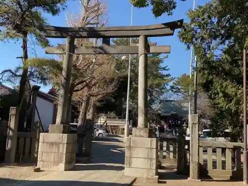 平塚三嶋神社の鳥居