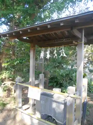 由比若宮（元鶴岡八幡宮）の手水舎