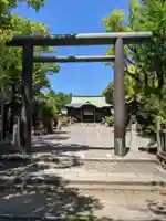 溝旗神社(肇國神社)の鳥居