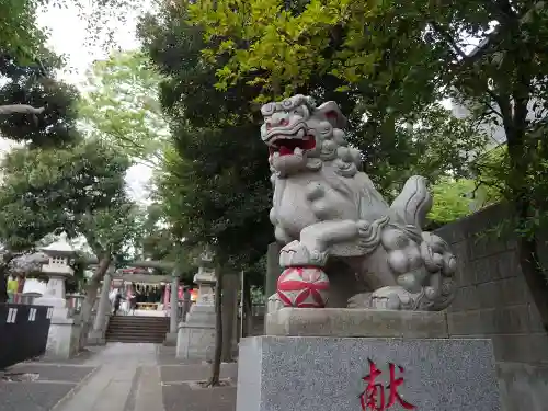 瀬田玉川神社の狛犬