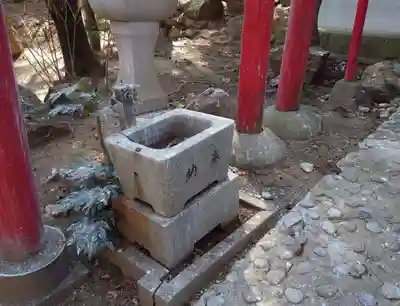 石森稲荷神社の手水舎