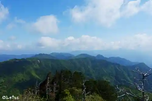 大峯山寺の景色