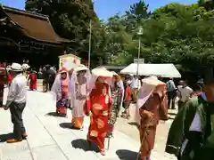 道明寺天満宮のお祭り