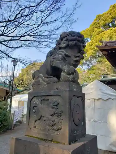 代々木八幡宮の狛犬