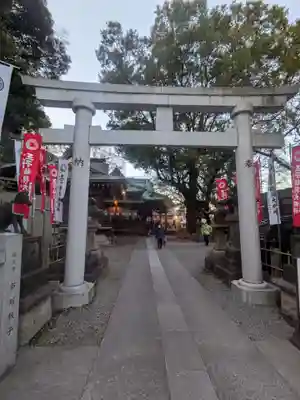 王子稲荷神社の鳥居