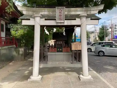 越谷香取神社の鳥居