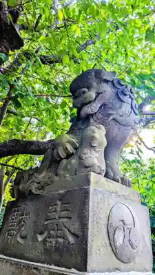 検見川神社の狛犬