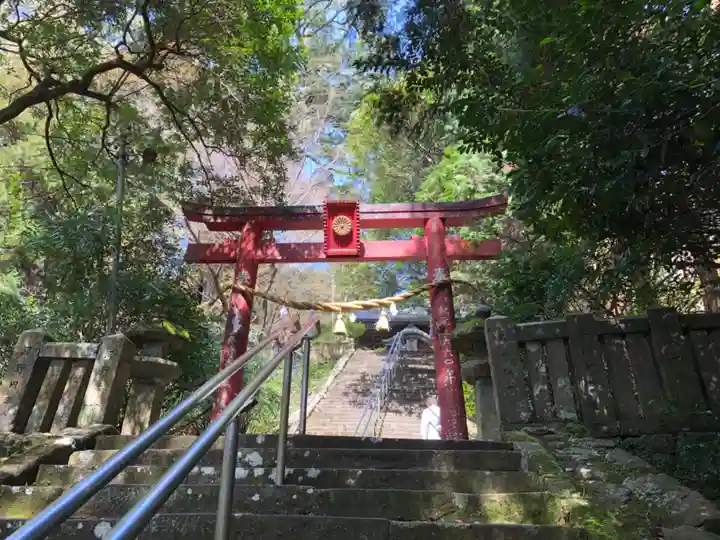 柞原八幡宮の鳥居
