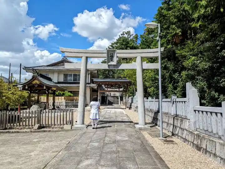伊勝八幡宮の鳥居