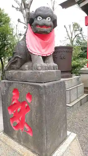 元郷氷川神社の狛犬