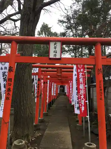 鬼子母神堂　(法明寺）の鳥居