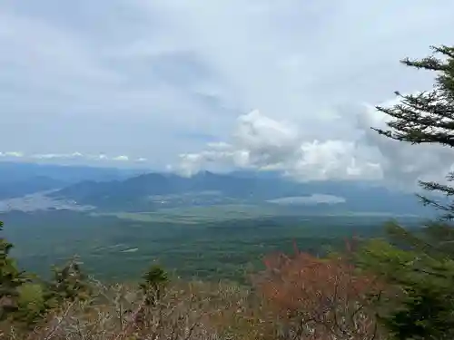 冨士山小御嶽神社の景色