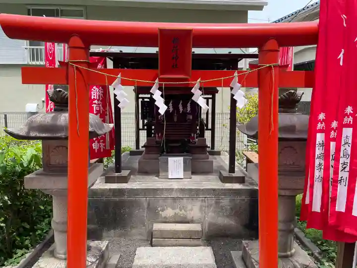穏田神社の鳥居