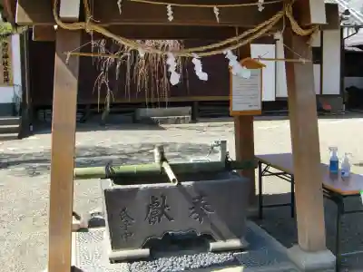 栗原氷川神社の手水舎