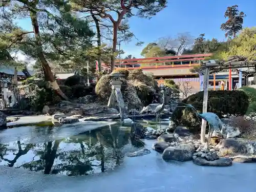 竹駒神社の庭園