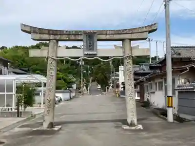 阿沼美神社の鳥居
