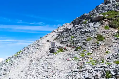雄山神社峰本社の景色