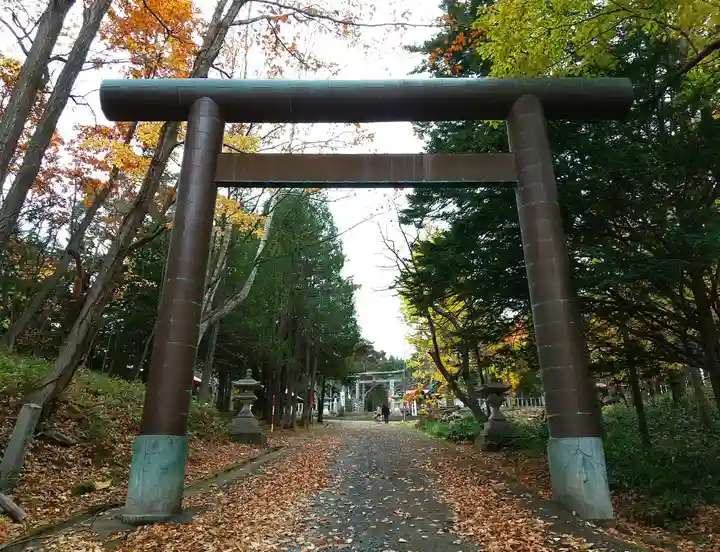 網走神社の鳥居