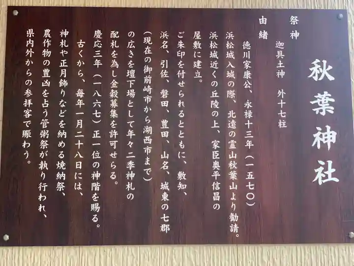 浜松秋葉神社(静岡県)