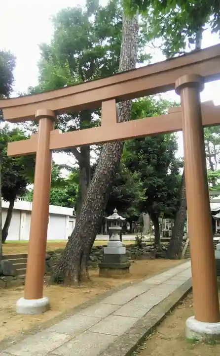 駒留八幡神社の鳥居