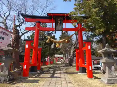 生島足島神社の鳥居