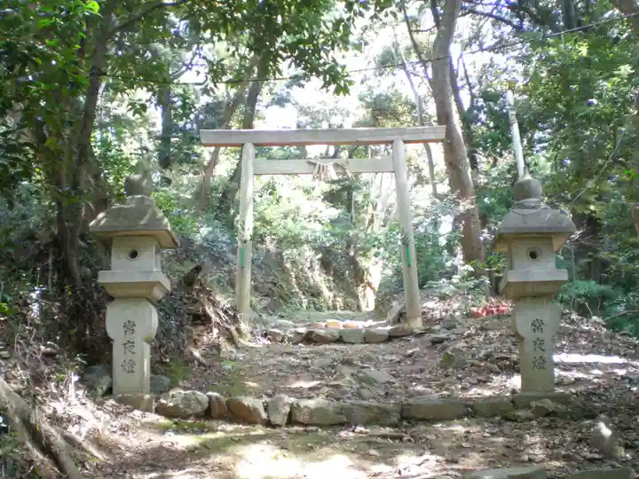 伊射波神社の鳥居