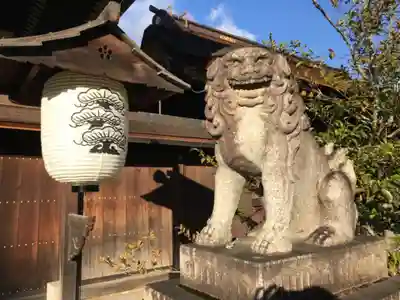 北野天満宮の狛犬