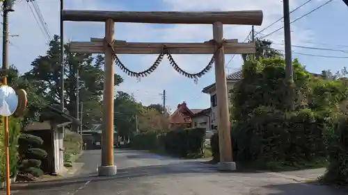 松澤 熊野神社の鳥居