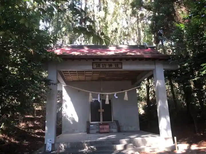 諏訪神社の本殿・本堂