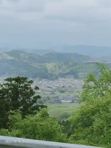 唐澤山神社の景色