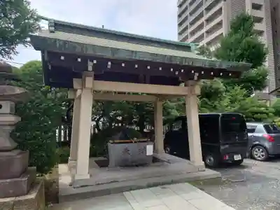 青砥神社の手水舎