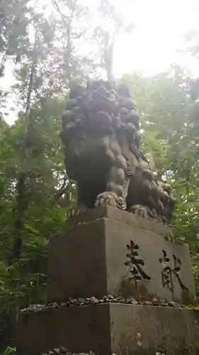 戸隠神社奥社の狛犬