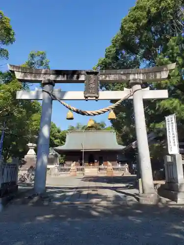 菟足神社の鳥居