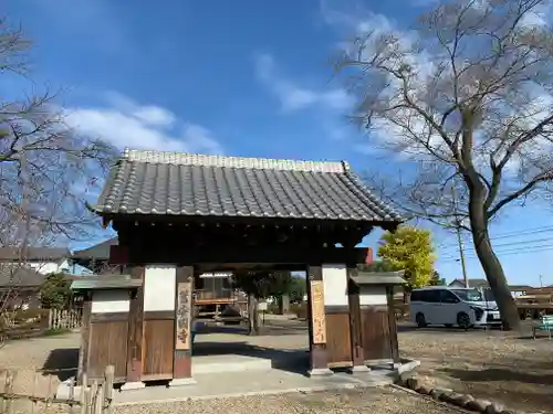 下野薬師寺 (旧 安國寺)の山門・神門