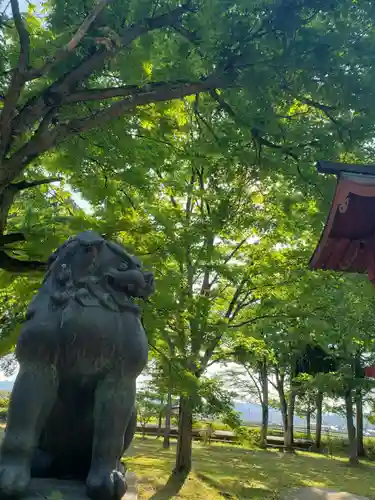 白山神社の狛犬