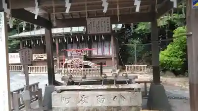 蒲生八幡神社の手水舎