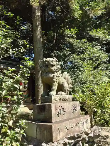 馬路石邊神社の狛犬