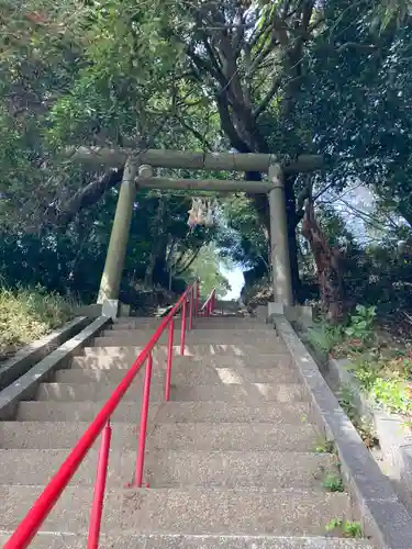 植田八幡神社の鳥居