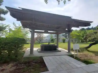 北海道東照宮の手水舎