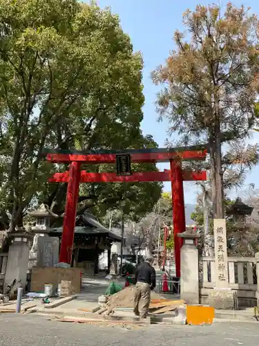 綱敷天満神社の鳥居