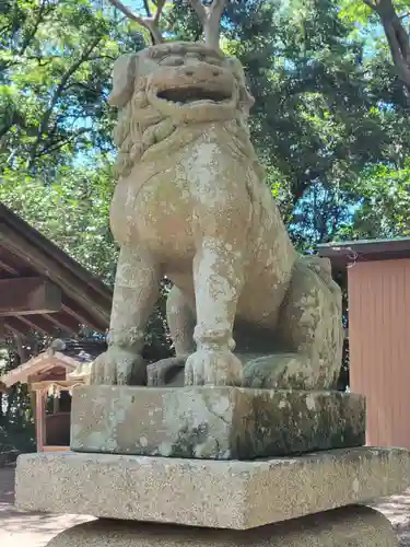 伊豫神社の狛犬